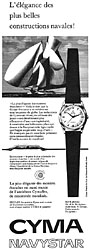 Publicit Cyma 1957