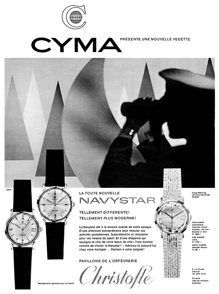 Publicit� Cyma 1964