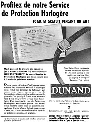 Publicit Dunand 1952