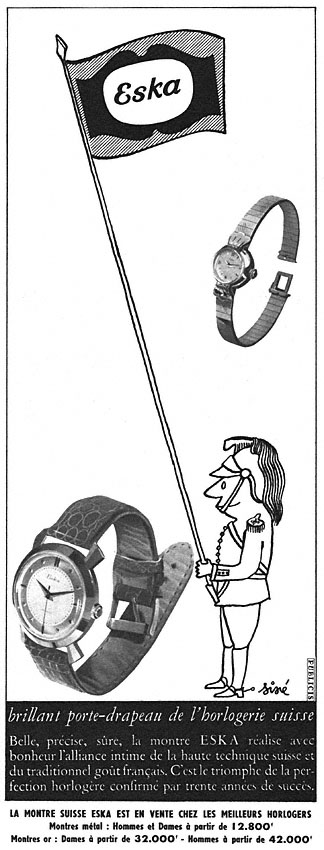 Publicité Eska 1953