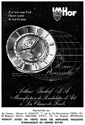 Publicit Imhof 1960