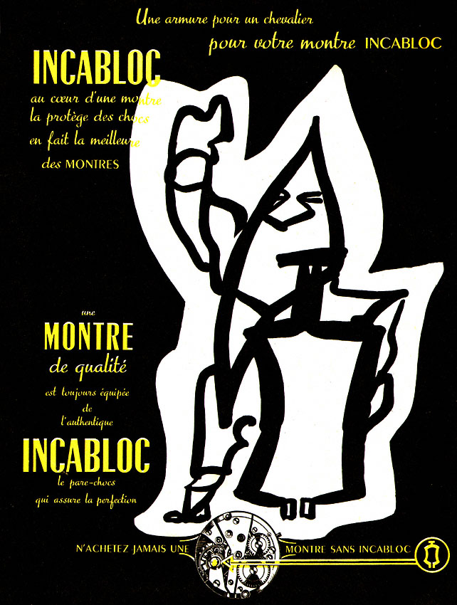 Publicité Incabloc 1951