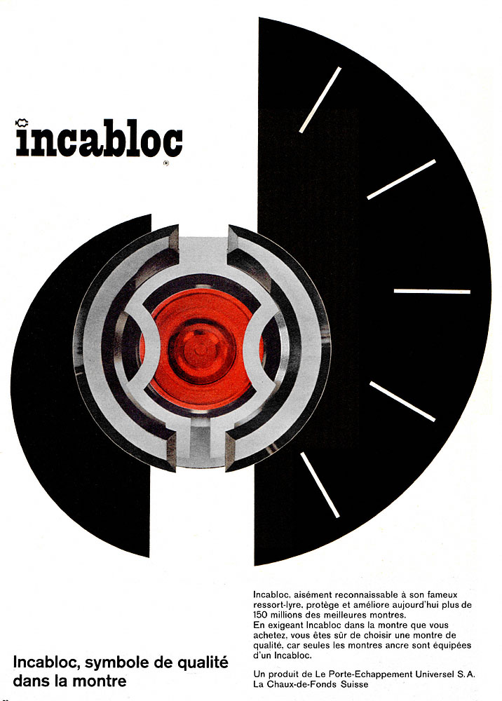 Publicité Incabloc 1959