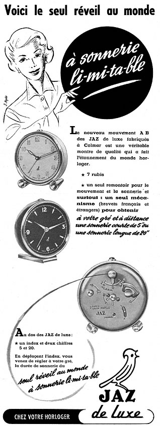 Publicité Jaz 1951