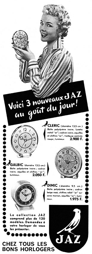 Publicité Jaz 1955
