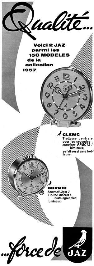 Publicité Jaz 1957