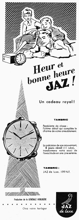 Publicité Jaz 1961