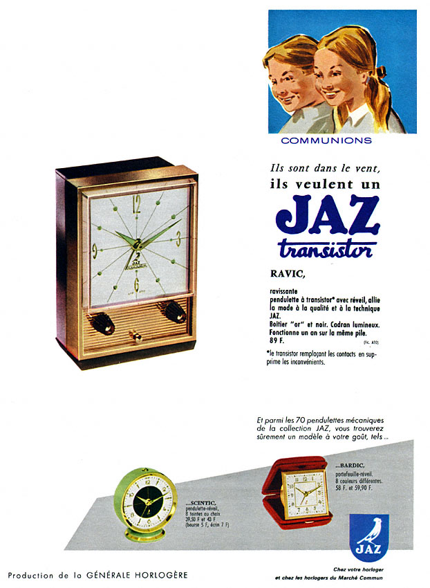 Publicité Jaz 1964