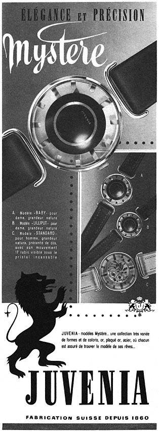 Publicité Juvenia 1952