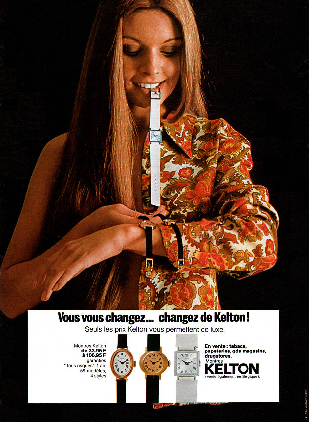Publicité Kelton 1970
