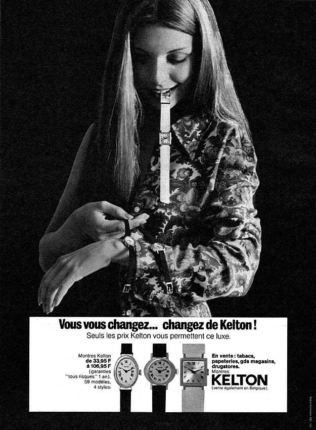 Publicité Kelton 1970