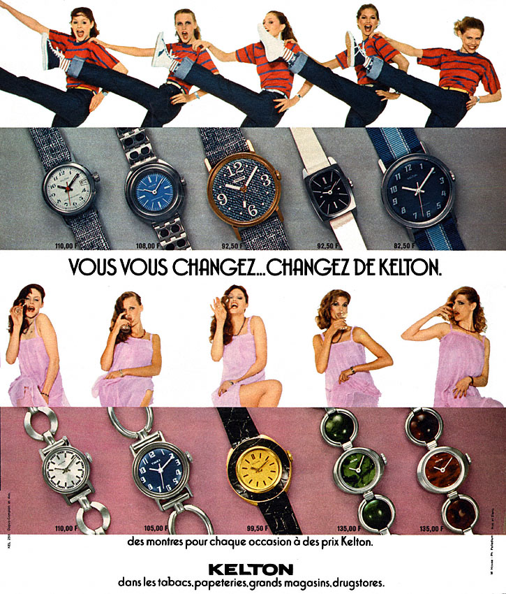Publicité Kelton 1976
