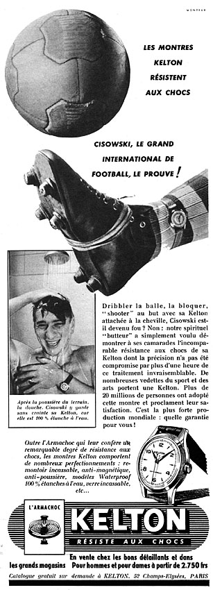 Publicité Kelton 1957