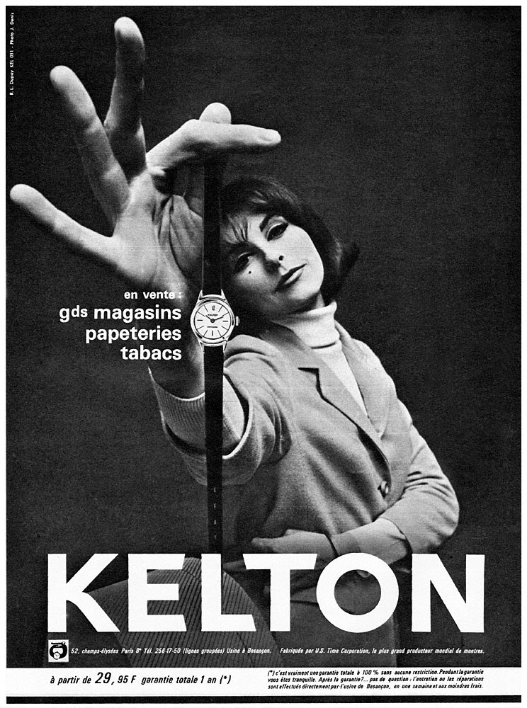Publicit� Kelton 1964