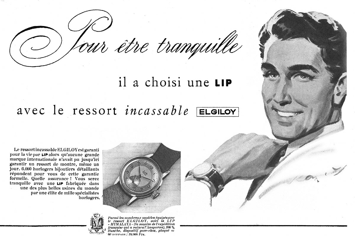 Publicité Lip 1951