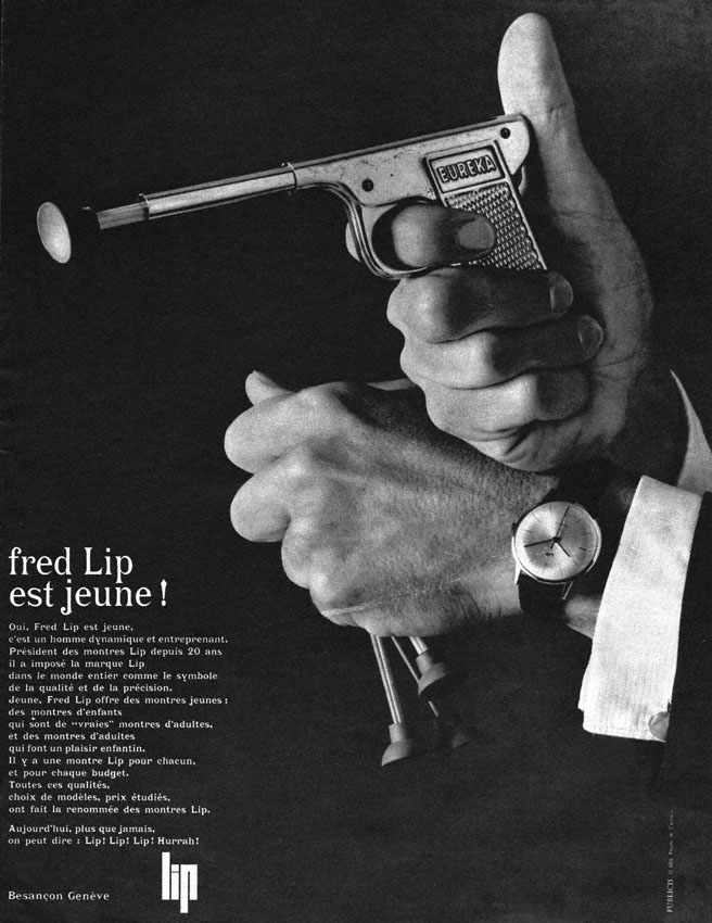 Publicité Lip 1962