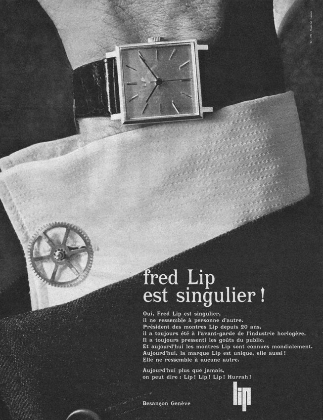Publicité Lip 1963