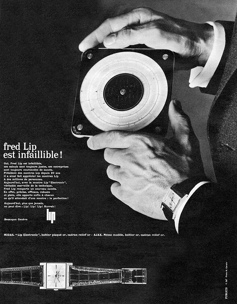 Publicité Lip 1963