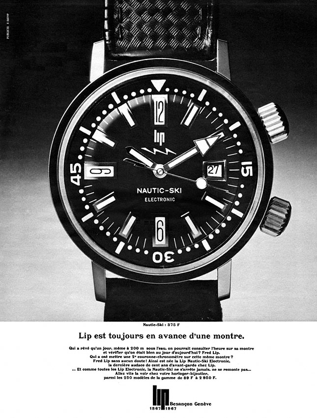 Publicité Lip 1966