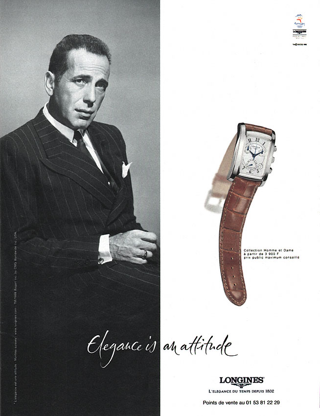 Publicité Longines 1999