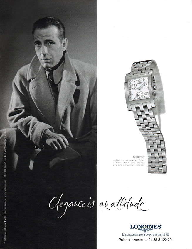 Publicité Longines 2000