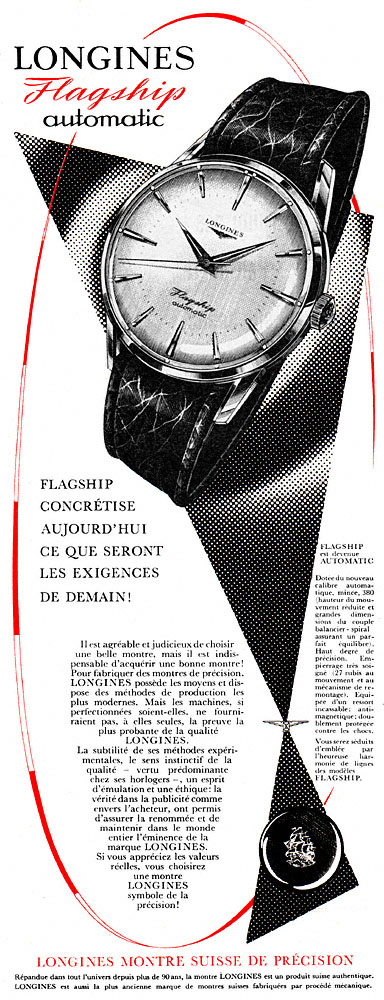 Publicité Longines 1959