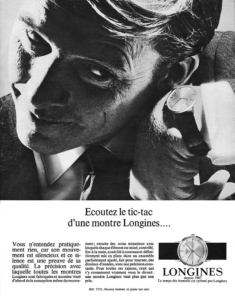 Publicit� Longines 1966