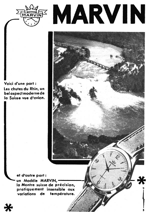 Publicité Marvin 1952