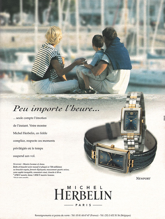 Publicité Michel Herbelin 1999