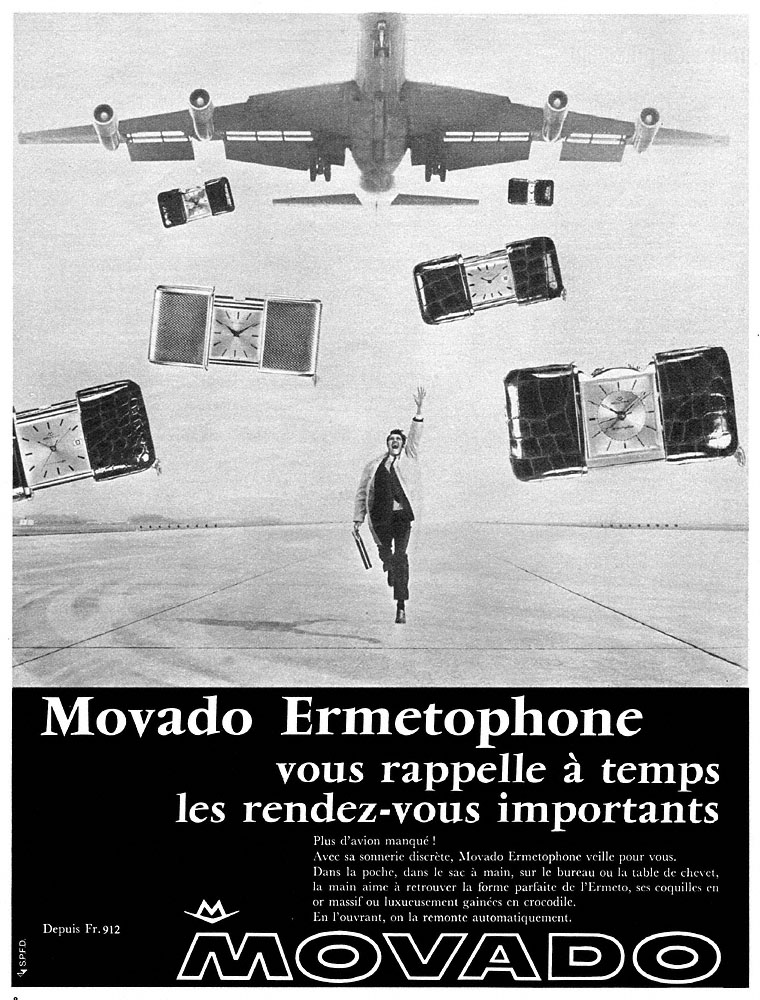 Publicit� Movado 1968