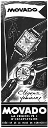 Publicit Movado 1951