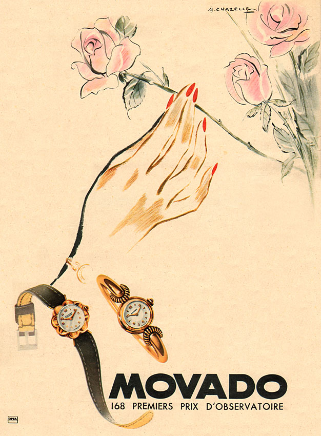 Publicité Movado 1951