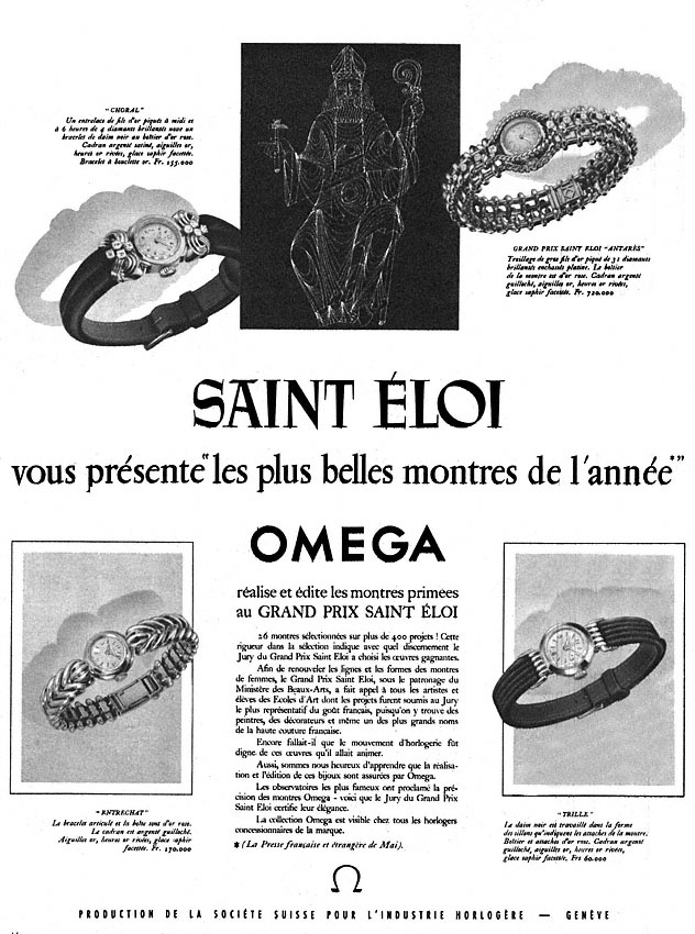 Publicité Omega 1953