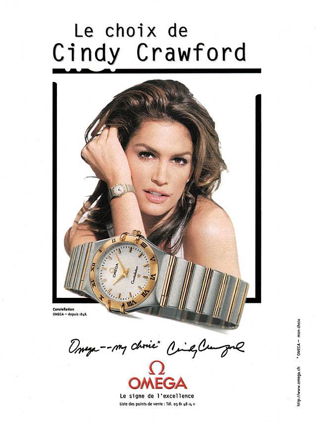 Publicité Omega 1997