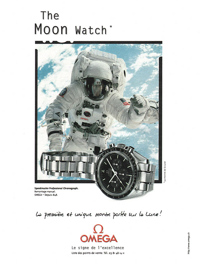 Publicité Omega 1999