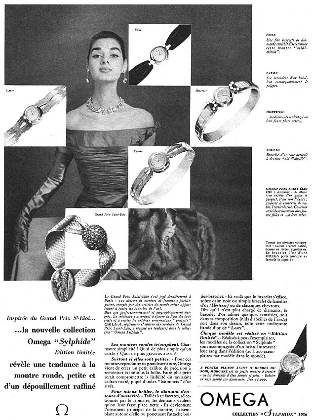 Publicité Omega 1955