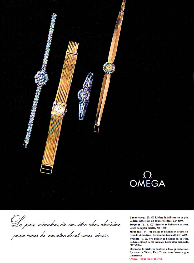 Publicité Omega 1960