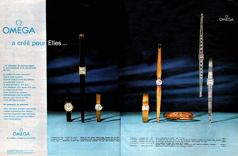 Publicité Omega 1963