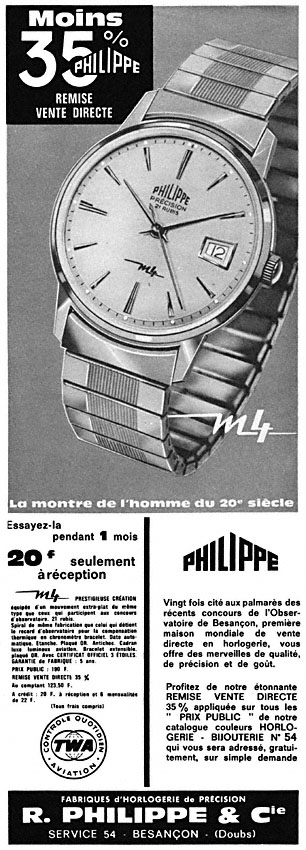 Publicité Philippe 1963