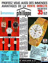 Publicit Philippe 1963