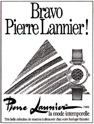 Publicité Pierre Lannier 1987