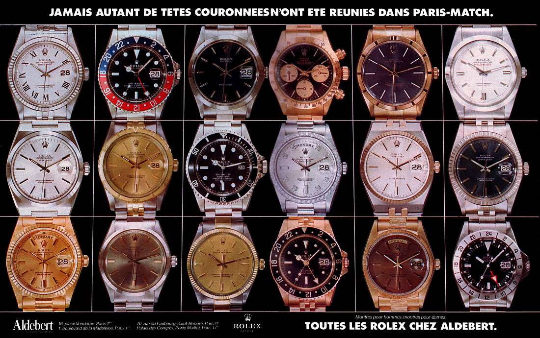 Publicité Rolex 1980