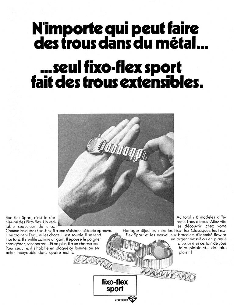 Publicit� Rowi 1970