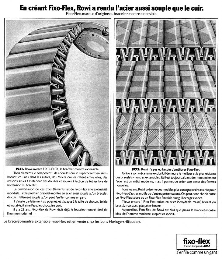 Publicité Rowi 1973