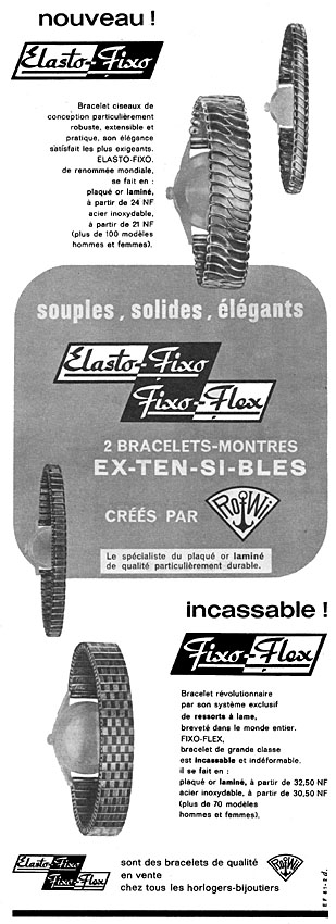 Publicité Rowi 1961