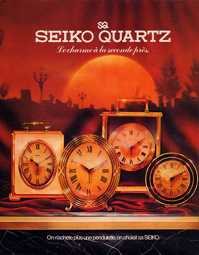 Publicité Seiko 1980