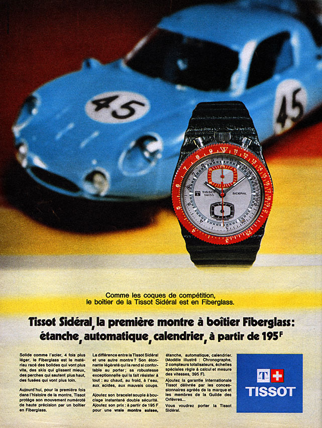 Publicité Tissot 1970