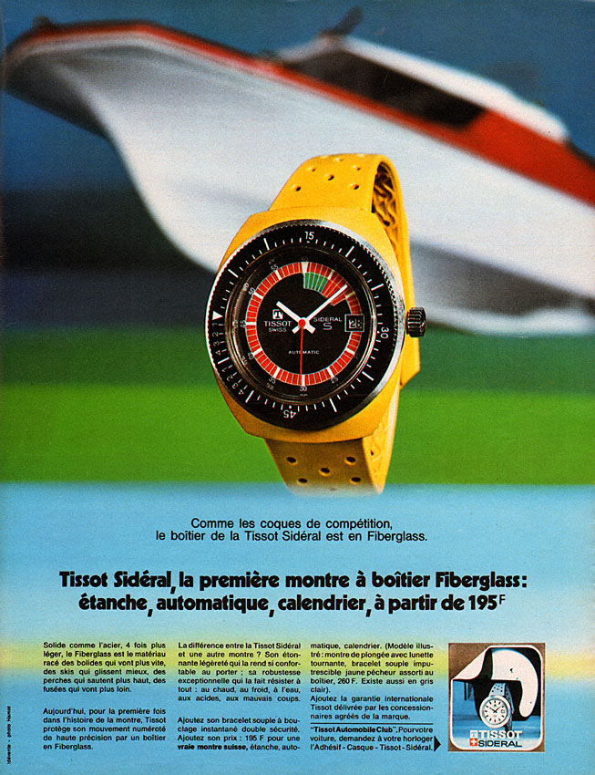 Publicité Tissot 1971