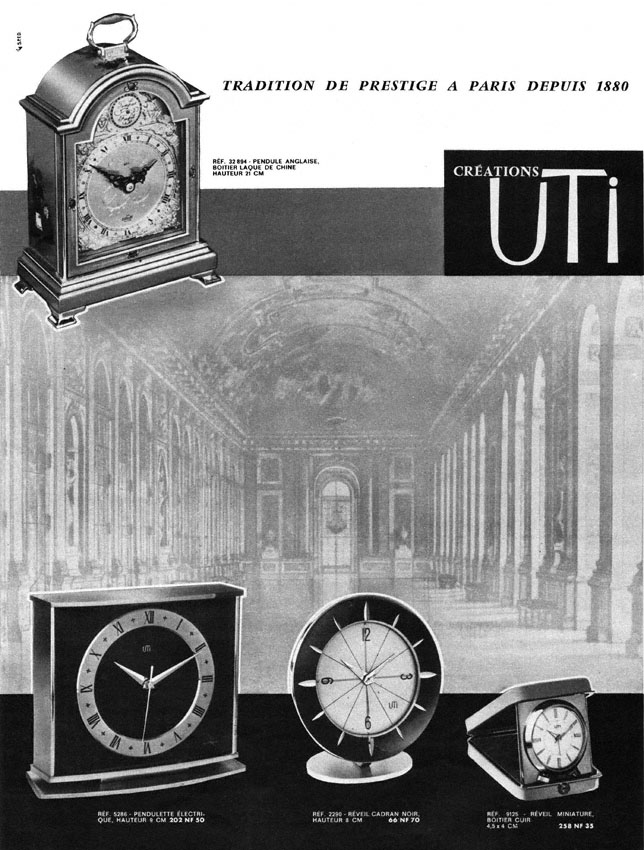 Publicité Uti 1962