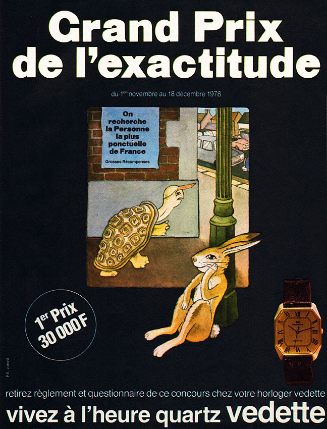 Publicité Vedette 1978